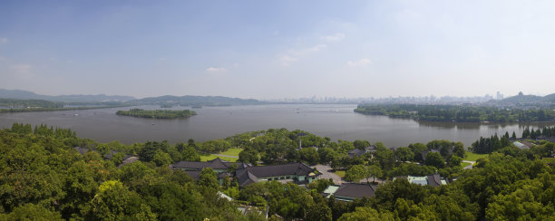 杭州西湖全景图片下载