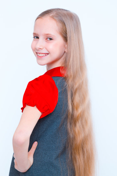 可爱的小女孩的肖像图片下载