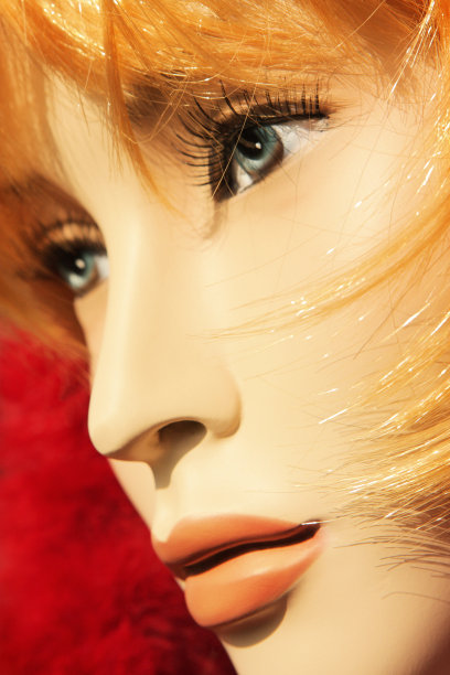 模特脸女性时装模特严肃图片下载