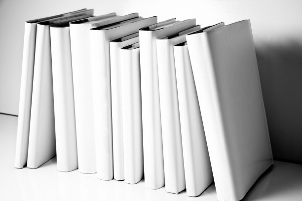 书架上的白皮书图片下载