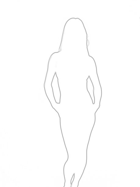 女性轮廓图片下载