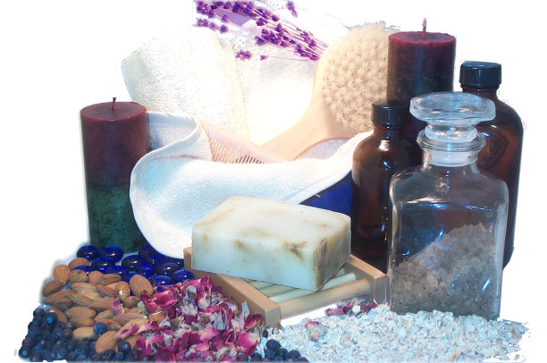 拼贴休闲水疗项目图片下载