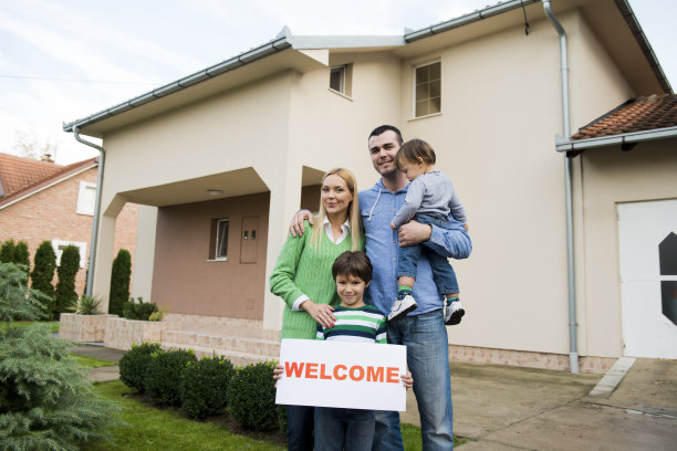 欢迎到我们家来!素材图片