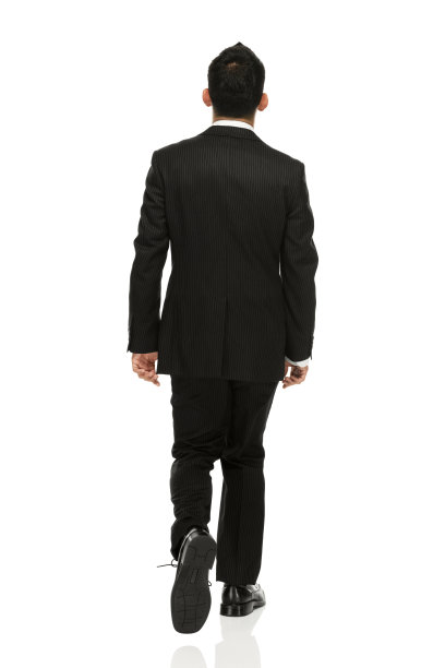 一个商人的后视图图片下载