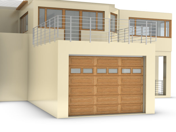 部分房屋和车库门图片下载