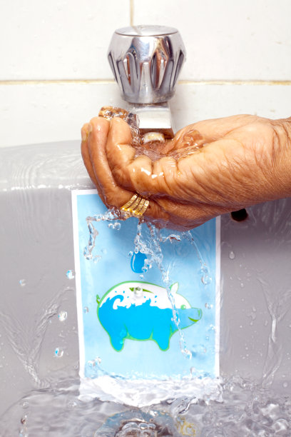 提倡节约用水的概念形象图片下载