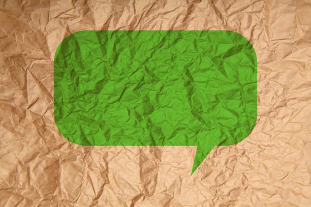 纹理纸语音气泡图片下载