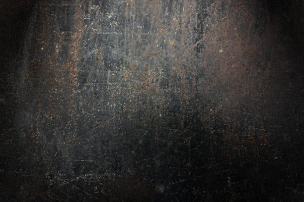 垃圾生锈的金属背景。素材图片
