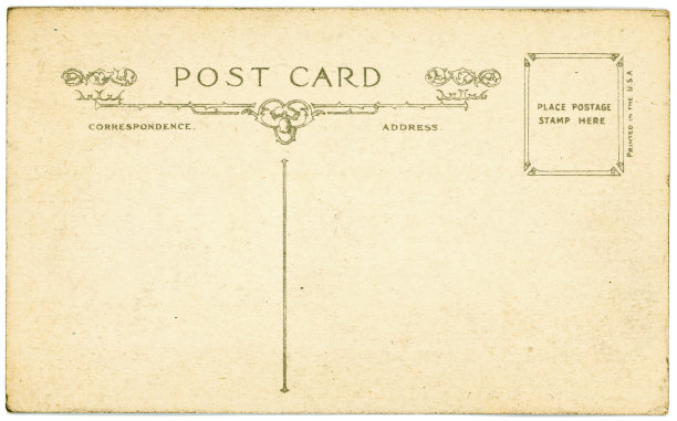 复古的背景图像的古董明信片图片下载
