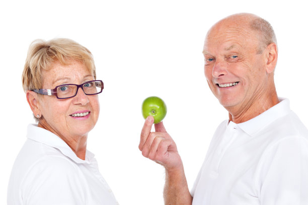 拿着一个健康的苹果图片下载