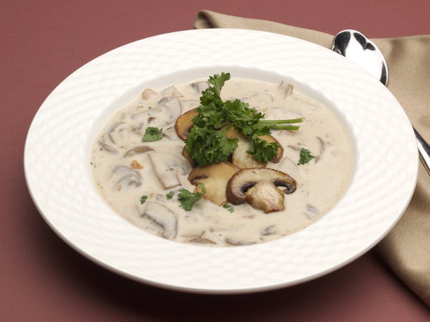 奶油蘑菇汤图片下载