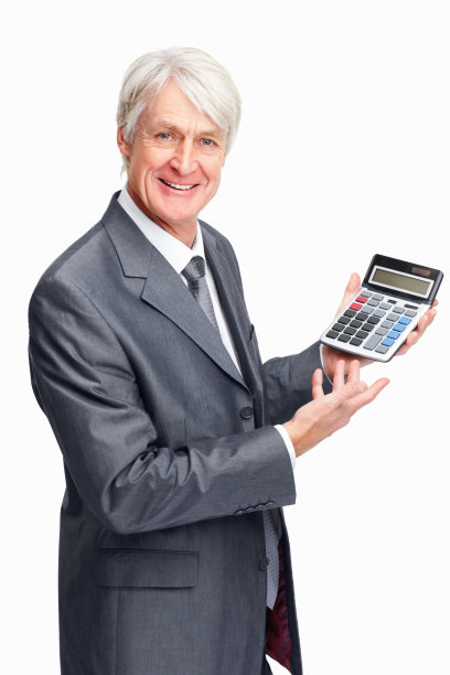 主管在计算器上显示最终数字图片下载