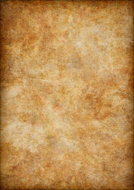 高分辨率古董动物皮羊皮纸枯萎斑驳Vignette Grunge纹理图片下载