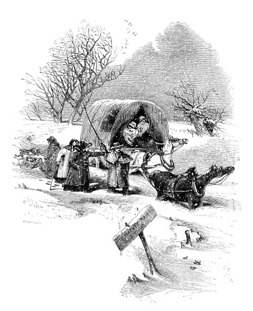 被雪困住了图片下载