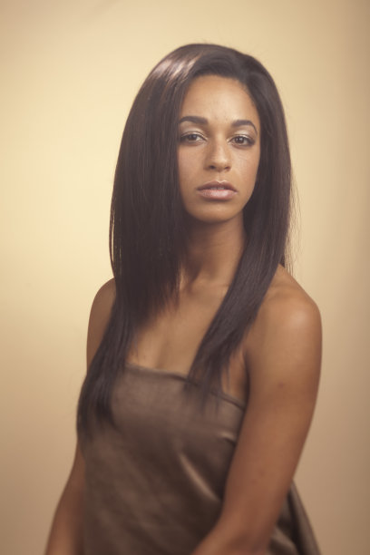 直发女人，戴假发图片下载