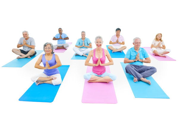 成熟的瑜珈组图片下载