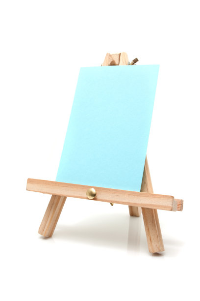 画架孤立在白色背景上图片下载