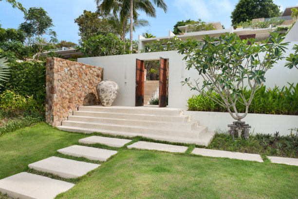 热带别墅图片下载