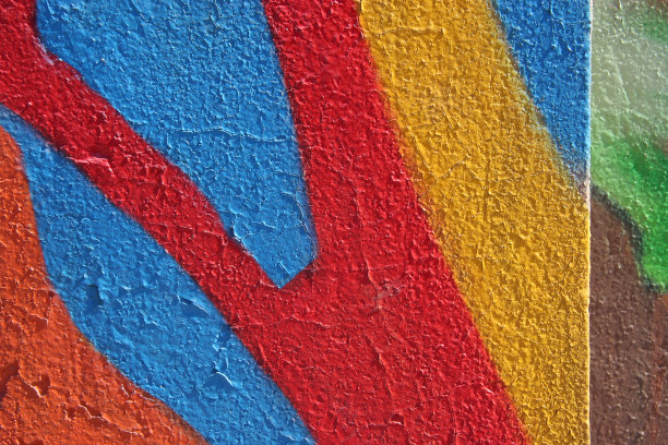 涂鸦墙的裂缝图片下载