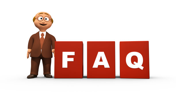 3D字符和常见问题的标志图片下载