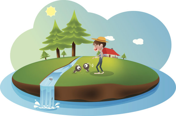 岛上的男孩图片下载