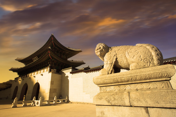 首尔的海泰雕像图片下载