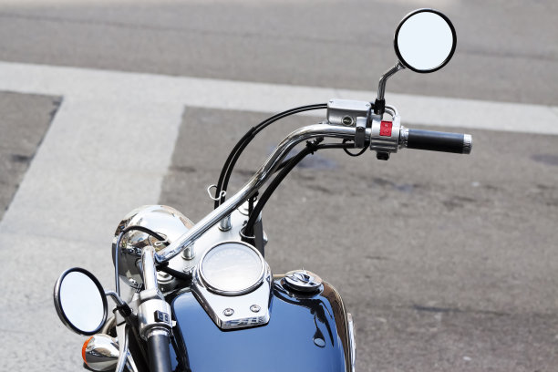 摩托车把手与反光镜，拷贝空间图片下载