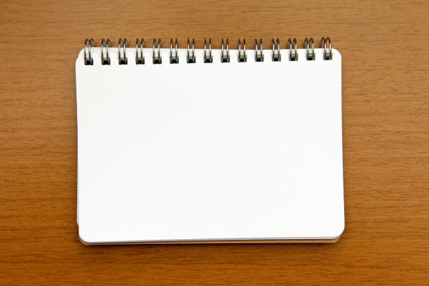 带空白空白页的活页夹记事本图片下载