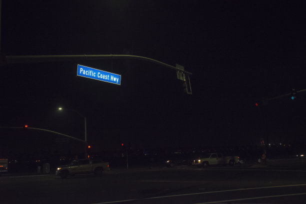 在橘子郡太平洋海岸公路上图片下载