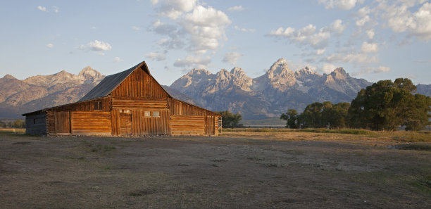 大提顿谷仓图片下载