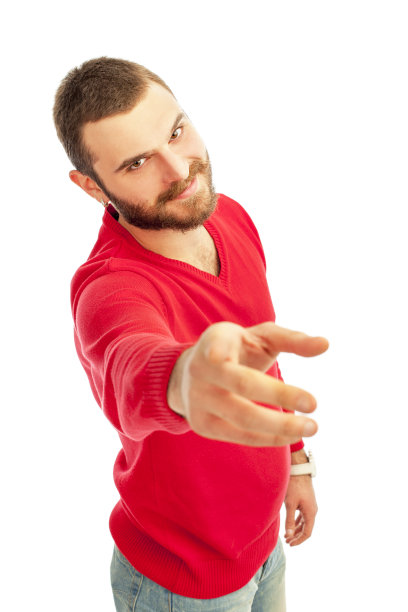 红衣青年图片下载