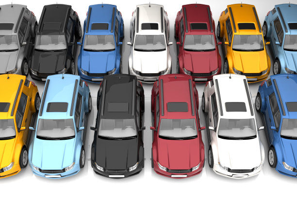 两种不同颜色的新车图片下载