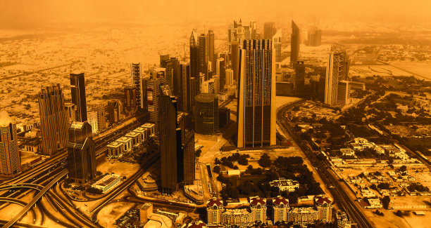 迪拜沙尘暴图片下载