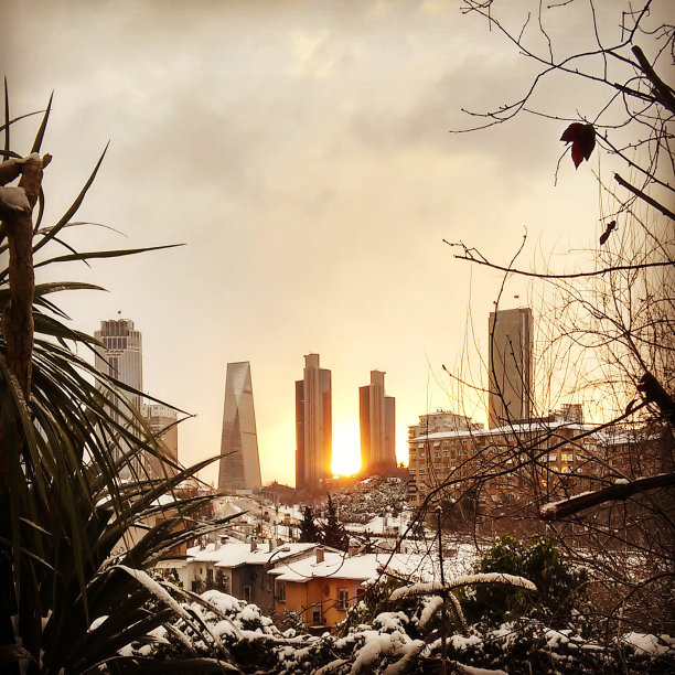 城市的冬天图片下载