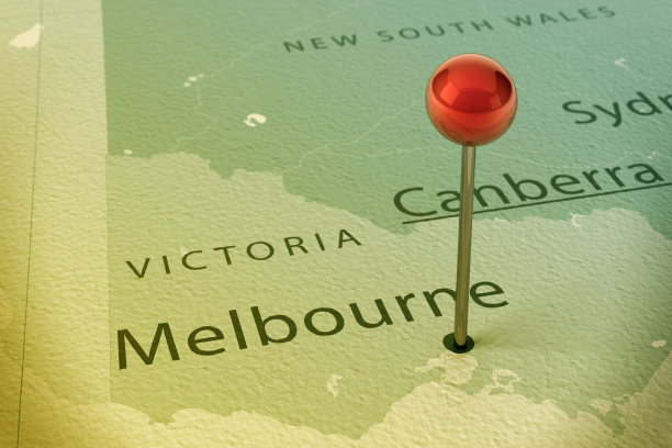 墨尔本地图城市直针古董图片下载