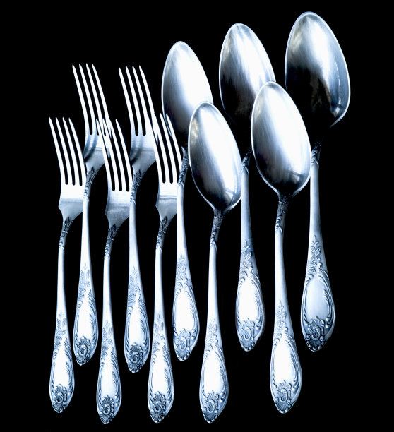 银器餐具图片下载