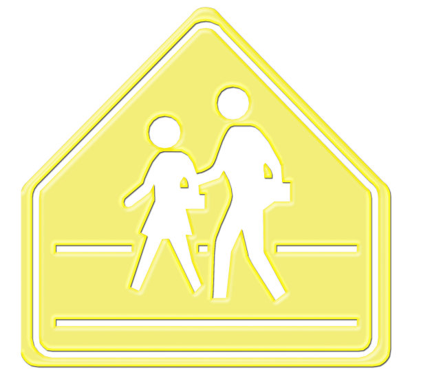 学校的十字路口图片下载