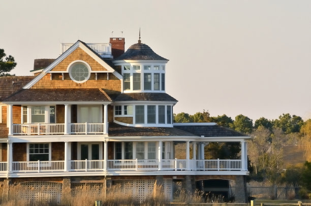 南角海滨别墅素材图片