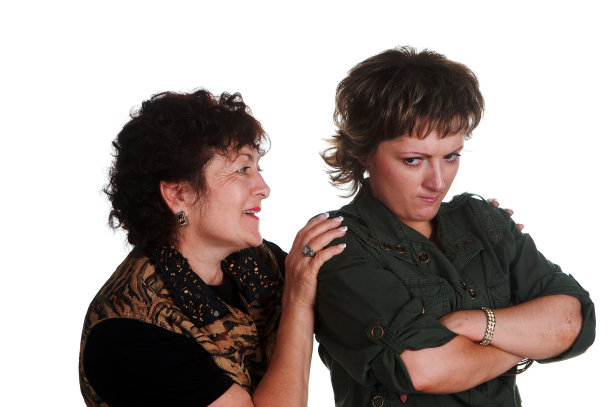 妈妈,女儿分歧图片下载