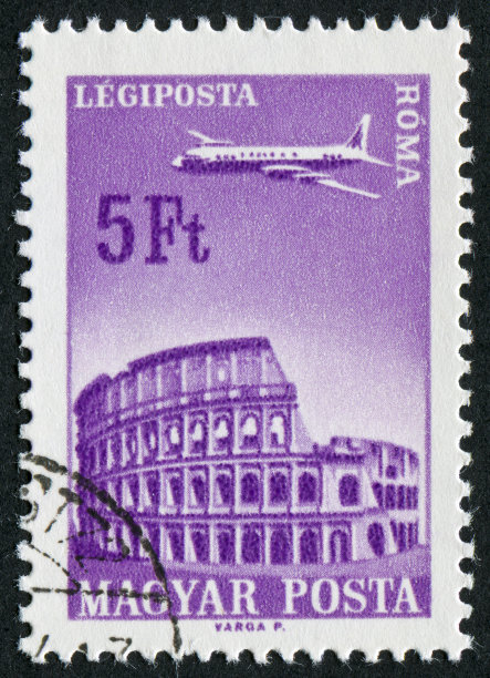 罗马竞技场的邮票图片下载