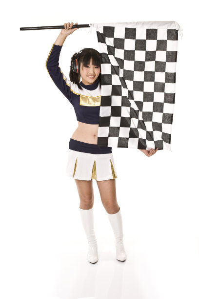 赛车的女孩图片下载