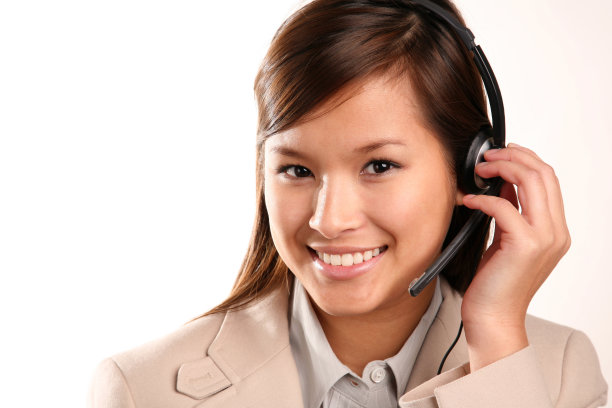 友好的客户服务呼叫中心代表图片下载