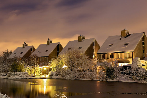 冬天的房子图片下载