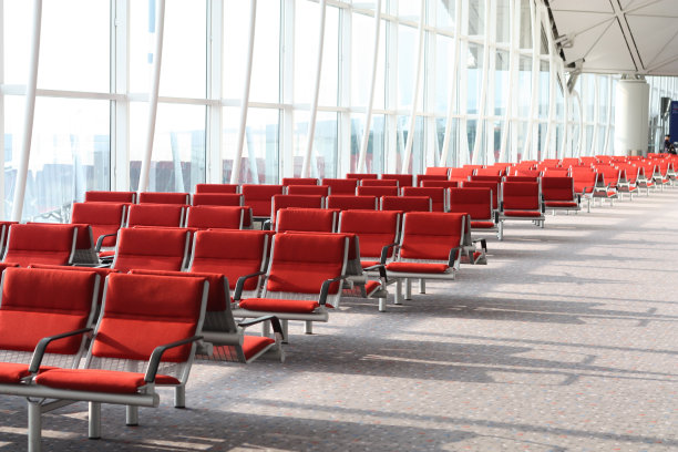 香港机场登机口等候区图片下载