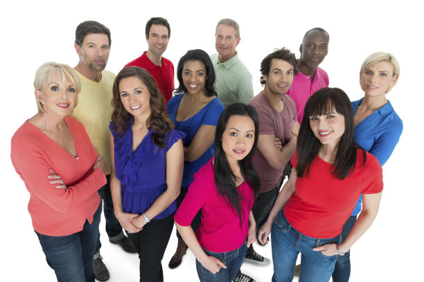 不同类型的休闲人群图片下载