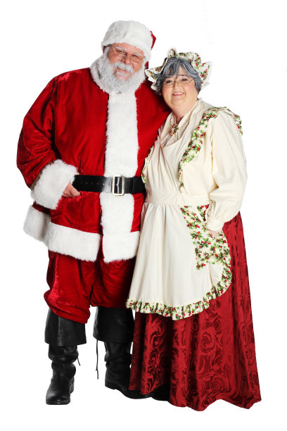 圣诞老人和圣诞老人夫人图片下载