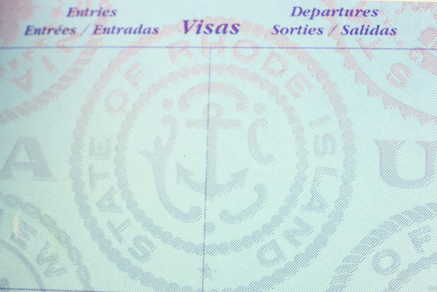 美国过期护照，内页有标志图片下载