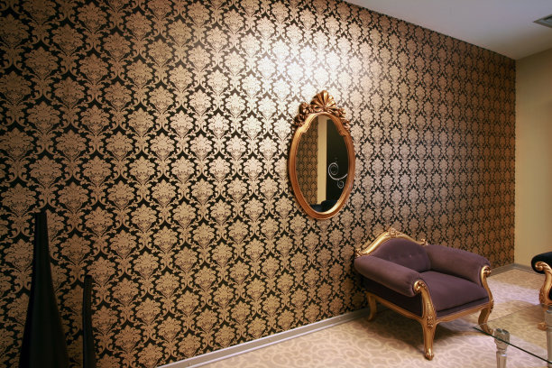 复古的客厅里图片下载