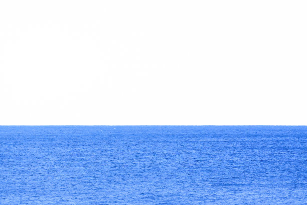 海洋景观，太平洋地平线与复制空间图片下载