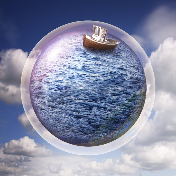 超现实的海洋球图片下载